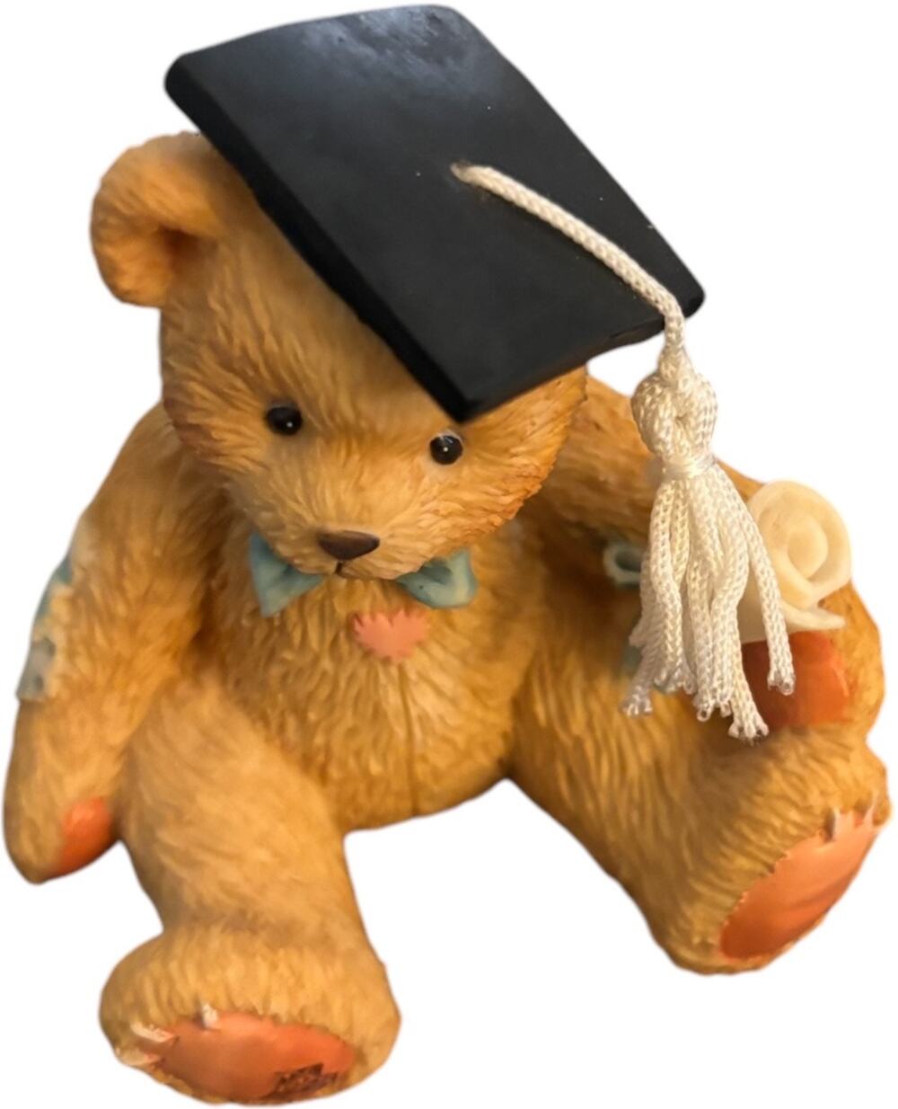 Cherished Teddies GRADUATE GRADUATION Pink Teddy Bear Boy with Diploma Figurine